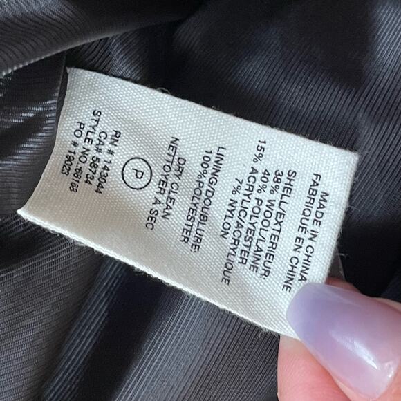 Avec Les Filles Lea Houndstooth Shimmer Cropped Jacket Size XS - Picture 7 of 7